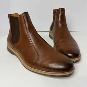 Amberjack The Chelsea Boot Black Onyx‎ Full Grain Leather Mens Sz 11 EUC World main image 4